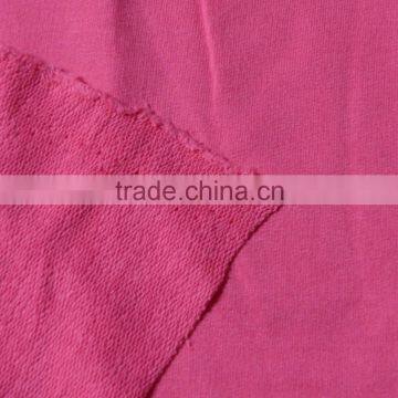 95% Cotton - 5% Spandex French Terry - Pink photo-4