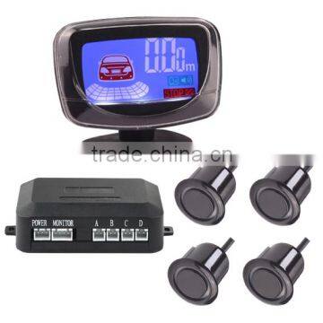 Digital LCD display Parking Sensor alarmed by Bi-Bi voice or humamn voice