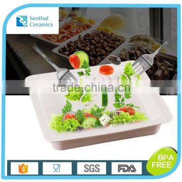 Chaozhou 2/3 ceramic buffet server for buffet restaurant