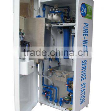 water vending machine with IC card and coin operation