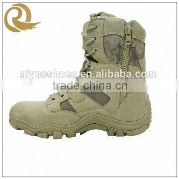 Hot sale outdoor army desert boots with zipper