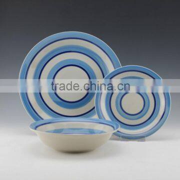 18pc Stoneware Dishwasher Safe/microsafe Hand Painted Dinnerset AB Grade/2016 New Design/ceramic Mug