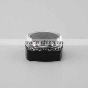 5g transparent color nail powder jar