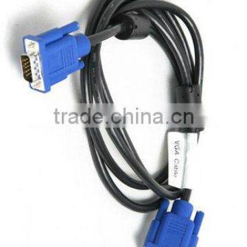 High quality VGA cable with two ferrites