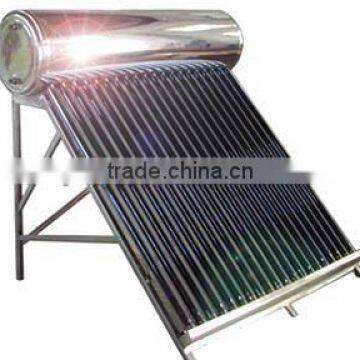 Compact Evacuated Tube Unpressurized Solar Water Heater