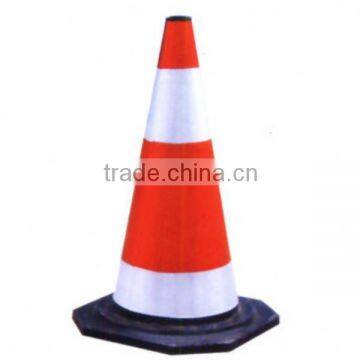 Black Base Rubber Road Cones photo-3