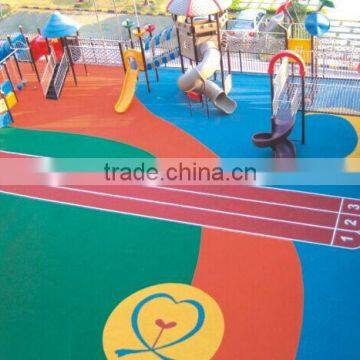 good looking rubber running track for playground made in China