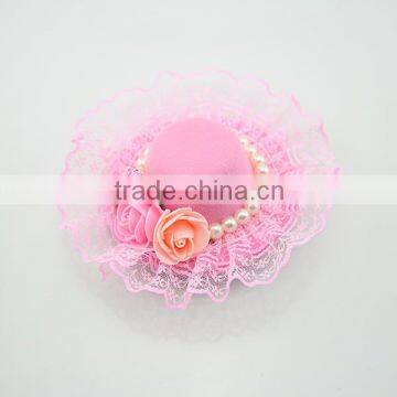 Lovely Hair Pin For Kids Pearl Flower Cap Baby Hair Accessories photo-2