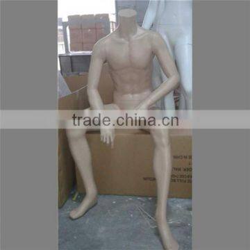 Store Fixture Male Sitting Mannequin For Sale