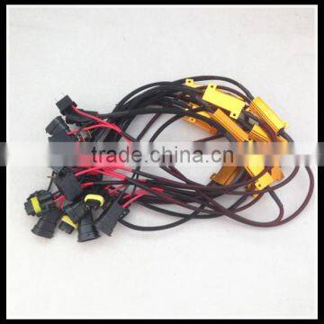 T20 7440 7443 LED error canceller 50W LED warning canceller cables harness for AUDI