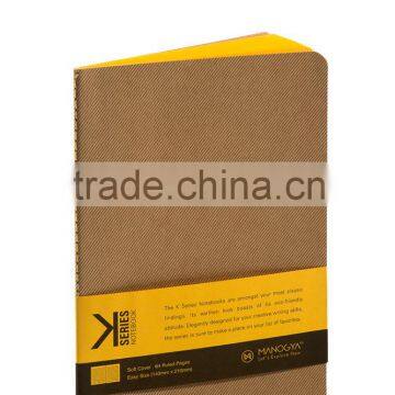 Recycled Paper Notebook/ 100% Customed/ Handy Notebook/ Conference Notebook/ 64 Colored Ruled Pages