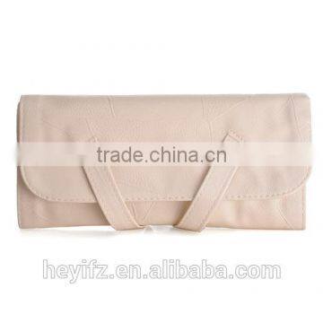 Hot Sell Wood Handle Synthetic Hair 12PCS Travelling Champagne Color Makeup Brush Set photo-6