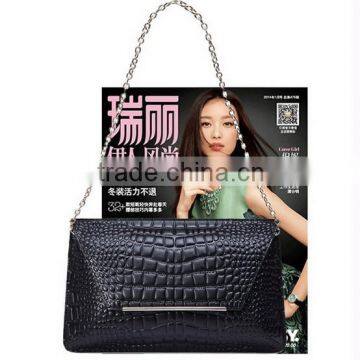 2015 Trendy Women Crocodile PU Messenger Bag photo-4