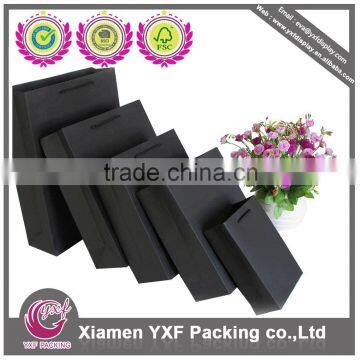 Black paper bag with good quality