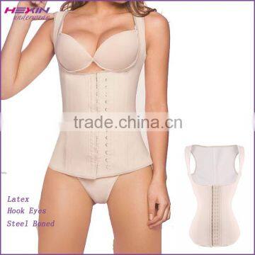 Latest Design Plus Size Latex Long Waist Cincher Vest