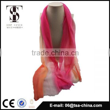 New style hot selling space dye small size 100% good quality viscose scarf