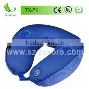 Electric Hand Vibrate Personal Neck Massage Pillow with Music TX-701