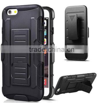 PC TPU Case 3 in 1 Powerful Hard Heavy Duty Mobile Cell Phone Armor Case For iphone 6 Plus