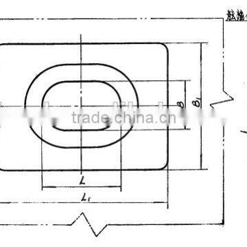 Marine hardware manufacturer mooring chocks of type D for ship