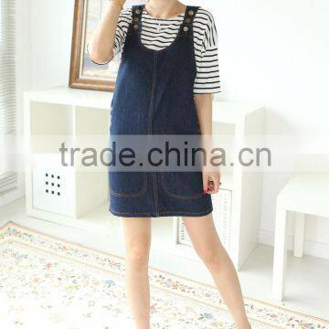 Short Sleeve Sexy Jean Blue Printed Women Bandage Dress photo-4