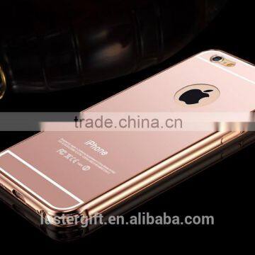 Wholesale  ! Luxury bumper metal aluminum hard case cover for iPhone 6 / 6 plus