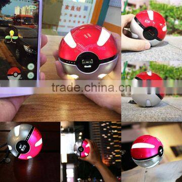 2016 Innovative With LED Light Pokemon Go Pokeball Mystic Valor Instinct Ball charging Power Bank Phone Charger