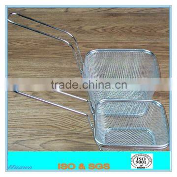 stainless steel kitchen strainer fries baskets