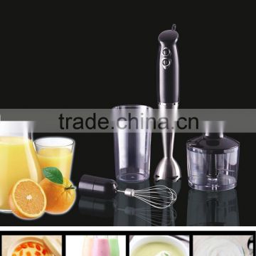 DC motor hand blender 200/400/600W for choice stainless steel stick