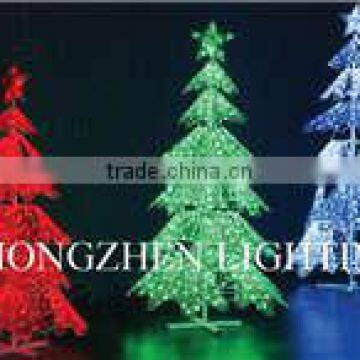 3d outdoor christmas tree led sculpture light