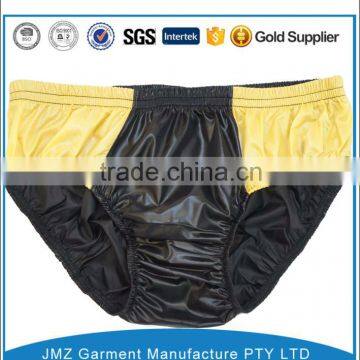 Customized underwear brief shiny nylon underwear sexy underwear