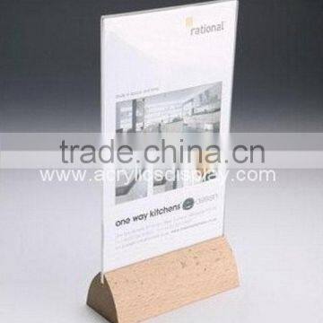 New new arrival acrylic table tent card holder