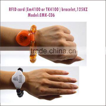 EMK-C06 Multifunctional LF HF UHF Chip Active RFID Wristband/ RFID Tag