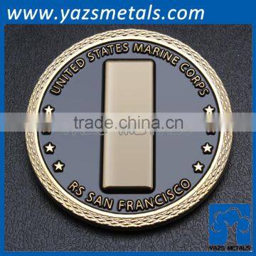 Custom Design Round Custom Marine Corps Metal Souvenir Coin photo-3