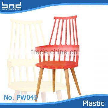 Modern outdoor furniture full plastic king throne chair PW045