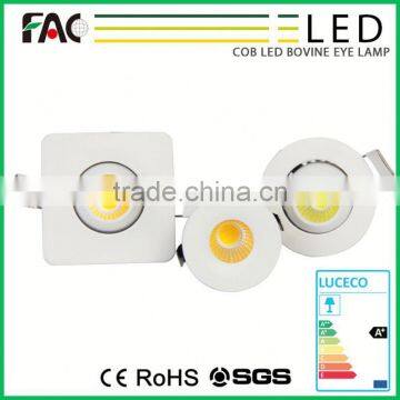 New products recessed adjustable led spotlight lens diffuser