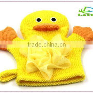 China wholesale lovely cartoon/custom baby bath glove,loofah bath gloves sisal bath mitt