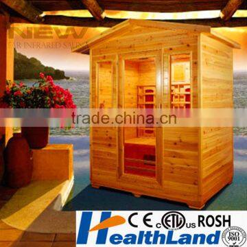 3 person out use hemlock sauna room infrared ultrasound therapy