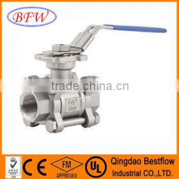 3-pieces Ball Valve