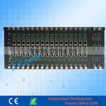 Hotel 16 CO Lines 128 Lines Analog PABX PBX System of Telephone D256A-16128 photo-4