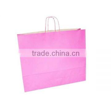 Fashion pink cosmetic luxury paper shopping bag