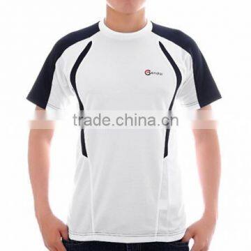 Mens body building Tshirt / 92% cotton 8% spandex mens plain slim fit Tshirt [Chuan]