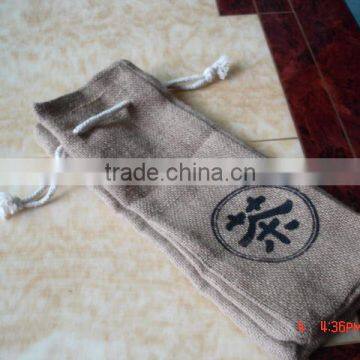 Drawstring Small Jute Bag photo-2