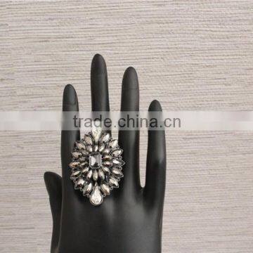 Nice Design Crystal Rhinestone Rings Wholesale, Stretch Rings With Fashion Stretch photo-2