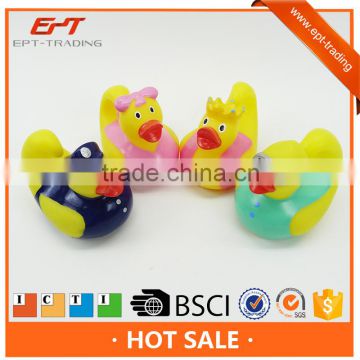 Lovely mini rubber duck bath duck toy with all certificate