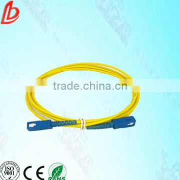 sc singlemode simplex indoor fiber optic patch cord/sc fiber optic jumper/sc fiber optic patch cables