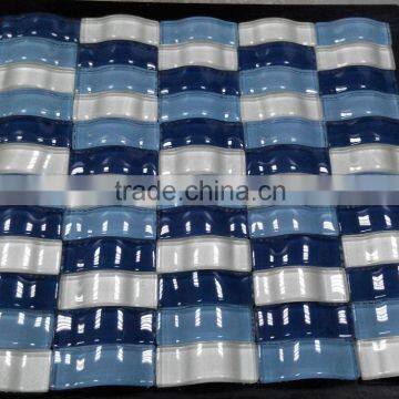 Strip crystal glass mosaic new product (PMGB19)