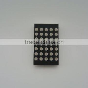 Rohs Compliant Amber Color 5*7 Dots 2.54mm Pitch LED Dot Matrix Display photo-4