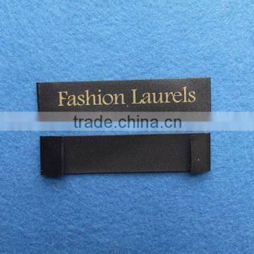Black Soft Satin Printed Garment Sew on Labels photo-5