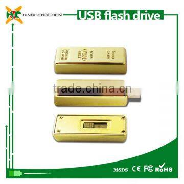 64GB Gold Bar USB 2.0 Flash Memory Stick Storage Thumb Key Pen Drive Disk-A