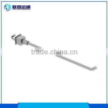 2016 Quality supermarket wall chrome zinc metal socks wire display hook